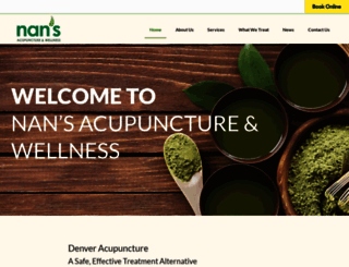 acupuncturedenver.com screenshot