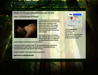 acupunctureofgreer.com screenshot