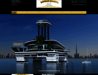 acury-yachts.com screenshot