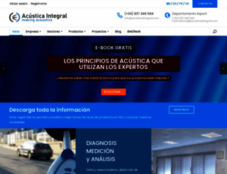 acusticaintegral.com screenshot