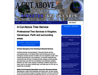 acutabovetreeservice.ca screenshot