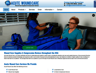 acutewoundcare.com screenshot