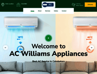 acwilliamsappliances.com screenshot