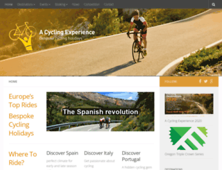 acyclingexperience.com screenshot