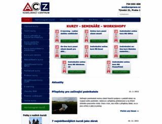 aczprace.cz screenshot