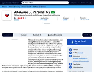 ad-aware-se-personal.informer.com screenshot