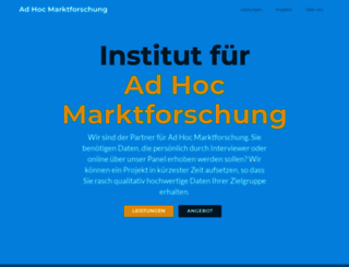 ad-hoc-marktforschung.de screenshot