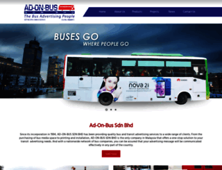 ad-on-bus.com screenshot