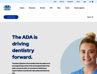 ada.org.au screenshot
