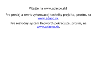 adacco.sk screenshot
