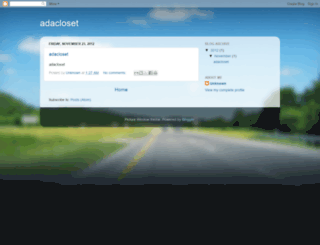 adacloset.blogspot.com screenshot