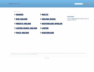 adagio-online.com screenshot