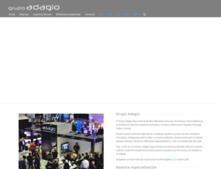 adagio.es screenshot