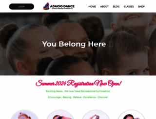 adagiodancegj.com screenshot
