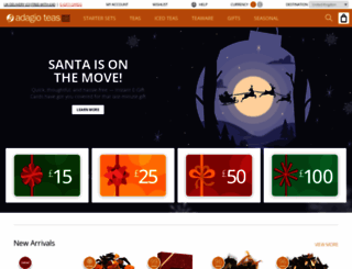 adagiotea.co.uk screenshot