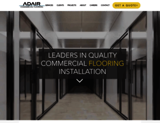 adaircommercialflooring.com screenshot
