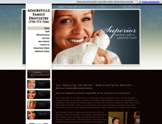 adairsvilledds.com screenshot