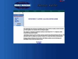 adalimakina.com screenshot