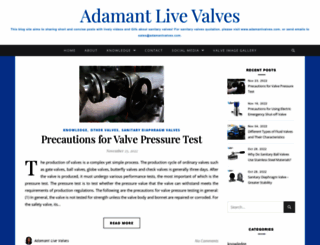 adamant-valves.com screenshot