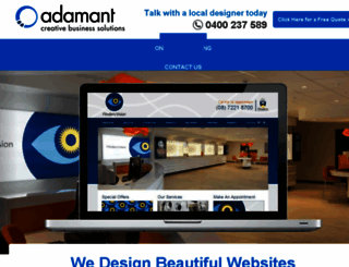 adamant.com.au screenshot