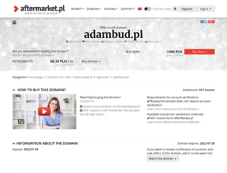adambud.pl screenshot