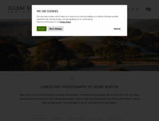 adamburtonphotography.com screenshot
