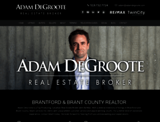 adamdegroote.com screenshot