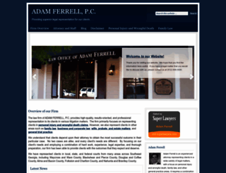 adamferrell.com screenshot