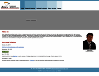 adaminsbrokerage.com screenshot