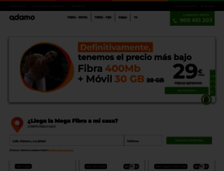 adamo.es screenshot