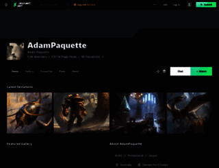 adampaquette.deviantart.com screenshot