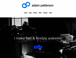 adampatterson.ca screenshot