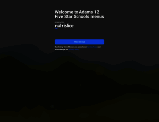adams12.nutrislice.com screenshot