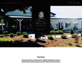 adamsbreezyhillfarm.com screenshot