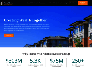 adamsinvestorgroup.com screenshot