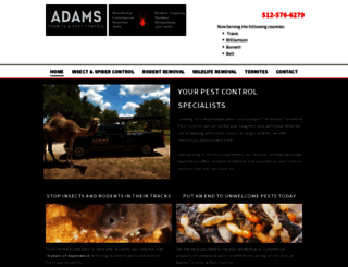 adamstermite-pestcontrol.com screenshot