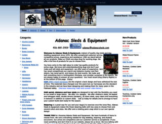 adanacsleds.com screenshot
