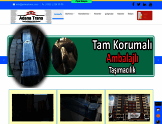 adanatrans.com screenshot