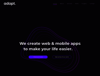 adapt.digital screenshot