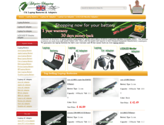 adapter-shopping.co.uk screenshot