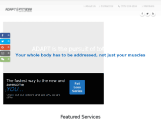 adaptfit.com screenshot