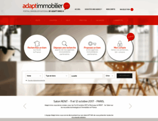 adaptimmobilier.com screenshot