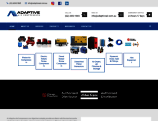 adaptiveair.com.au screenshot