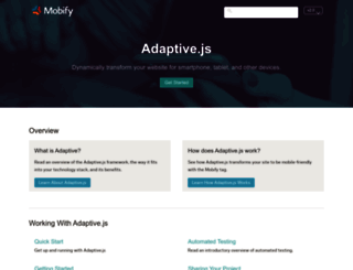 adaptivejs.mobify.com screenshot