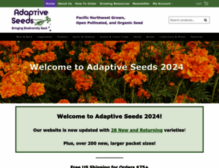 adaptiveseeds.com screenshot