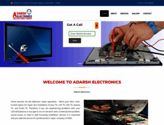 adarshelectronics.com screenshot