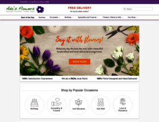 adasflowers.com screenshot