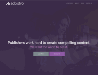 adbistro.com screenshot