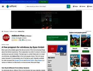adblock-plus.en.softonic.com screenshot