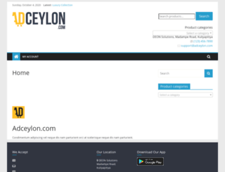 adceylon.com screenshot